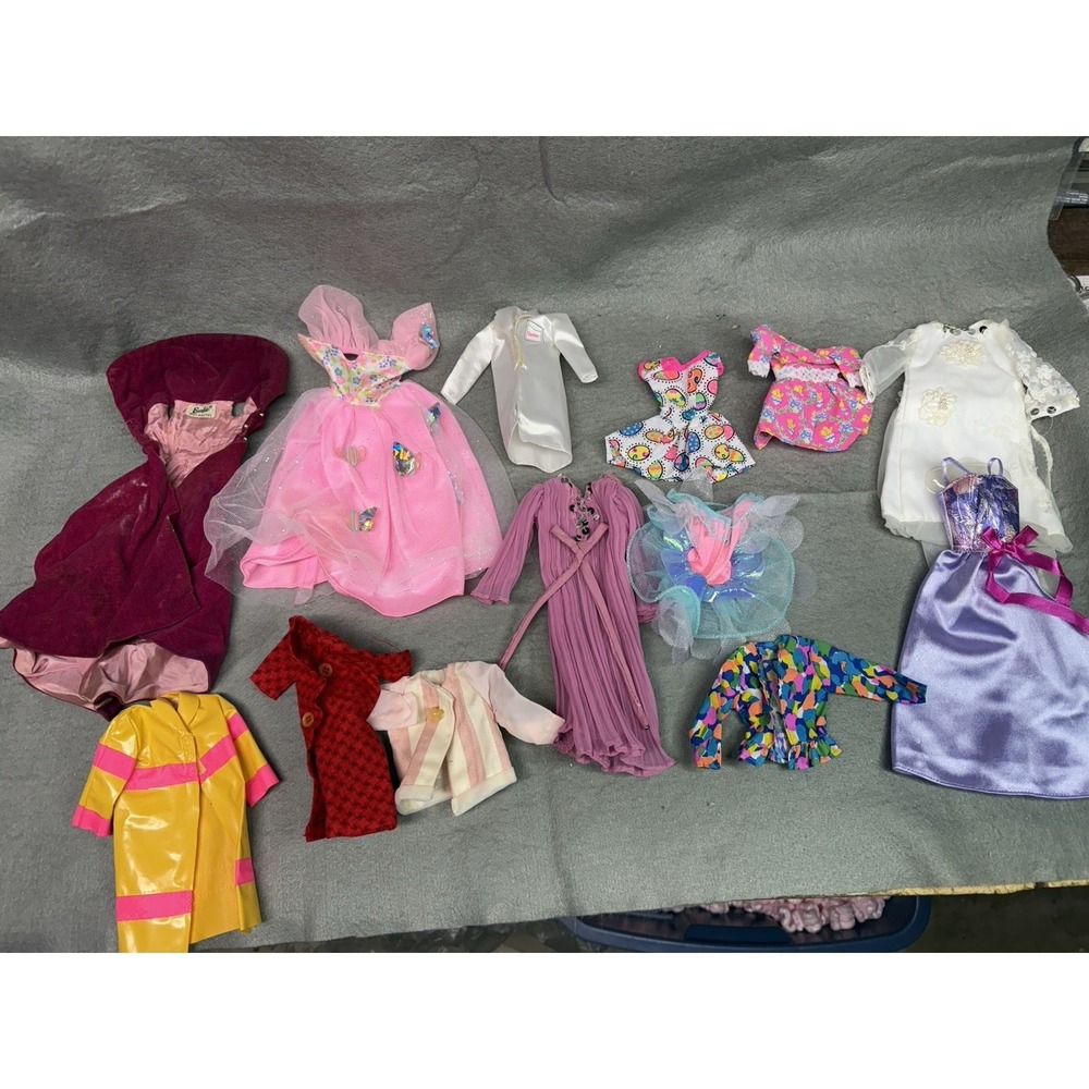 Vintage Barbie Doll Clothes Lot of 12 Plus